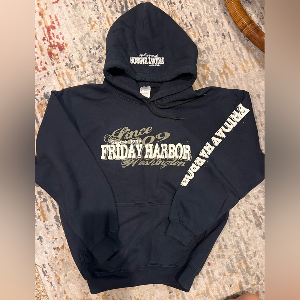 Navy blue hoodie